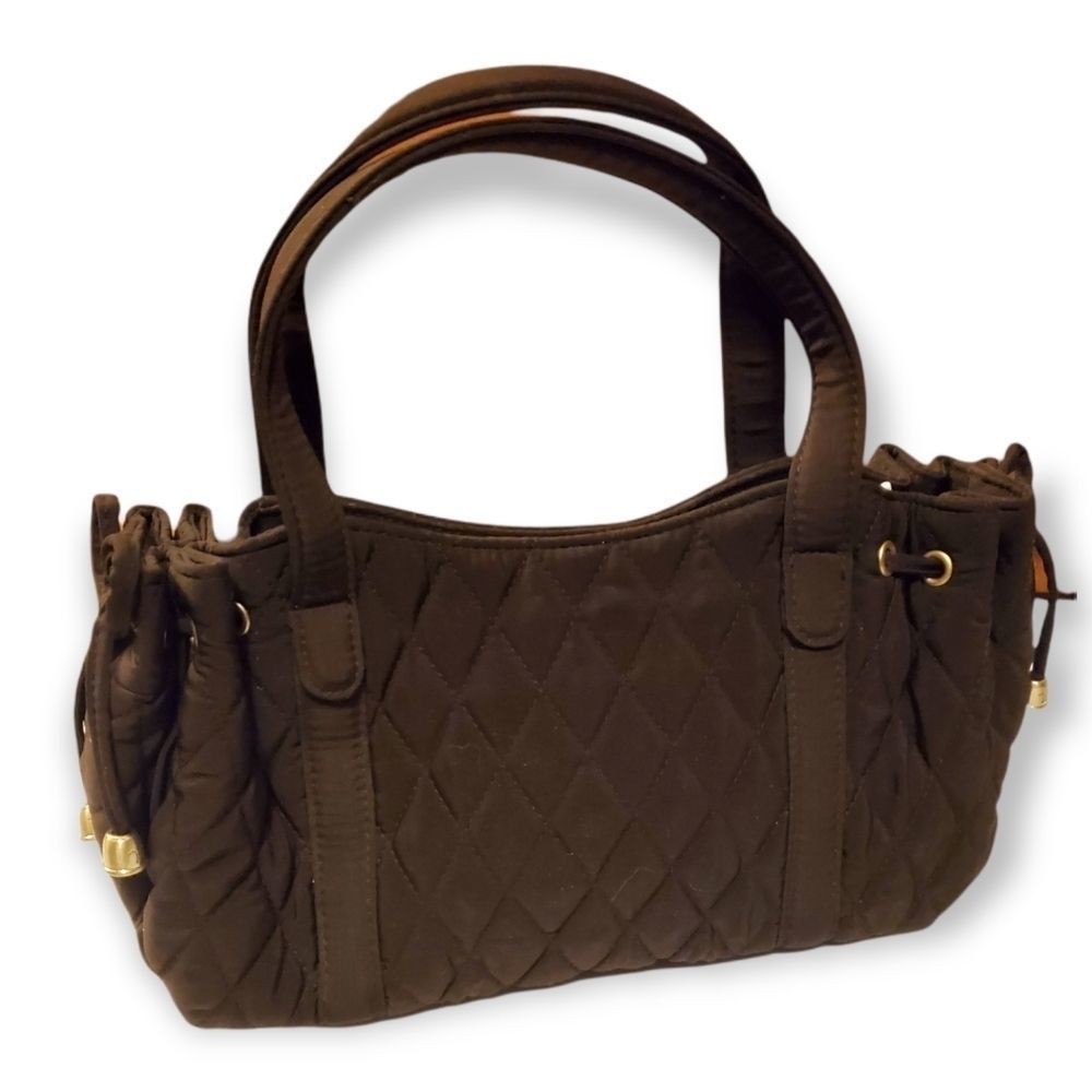 Vera Bradley Margie Dark‎ Espresso Quilted Purse